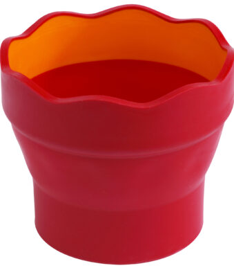 Faber-Castell Drink-/Waterbeker Klik & Draag, rood