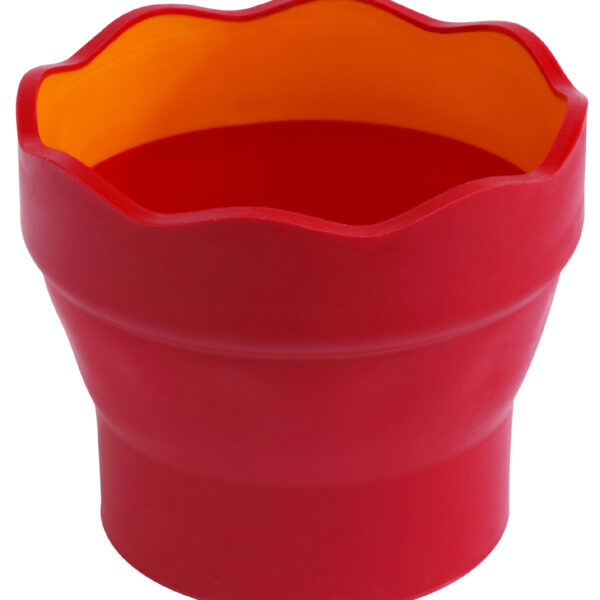 Faber-Castell Drink-/Waterbeker Klik & Draag, rood