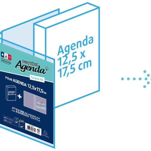Exacompta Transparante Kunststof Agenda-omslag XL