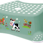 Groen kindertrappenkrukje 'Tomek Vrolijke Boerderij'