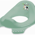 Kinderwcbril 'grappige boerderij', groen