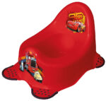 Kinderrijstpapkom 'adam cars', rood