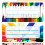 Herma Boeket-etiketten Vario 'Pennen', 76 x 35 mm