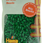 Hama kralen Midi natuurlijk, wit, in zak.