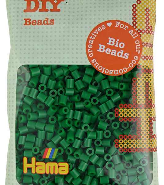 Hama kralen Midi natuurlijk, wit, in zak.