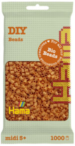 Kralen van biokunststof om te strijken, middelgroot, groen