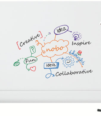 Nobo Glazen Magnetisch Whiteboard Impression Pro Breedbeeld, 45 inch, wit