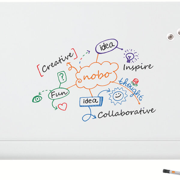 Nobo Glazen Magnetisch Whiteboard Impression Pro Breedbeeld, 45 inch, wit