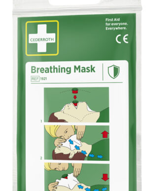 Beademingsmasker in verpakking