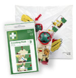 Beademingsmasker in verpakking