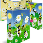 Ringetikomapje 'Bijenveld', A4-formaat