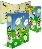 Ringetikomapje 'Bijenveld', A4-formaat