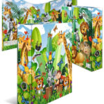 Kleurrijke Kinderenmap 'Jungle', Formaat A4