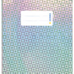 Herma glamour-opbergmap, A5, glanzend, zilver