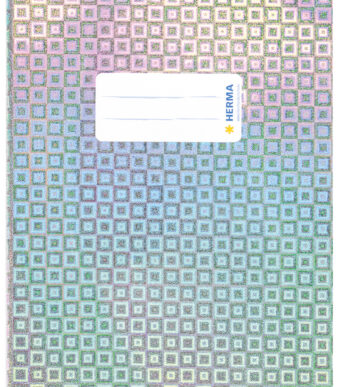 Herma glamour-opbergmap, A5, glanzend, zilver