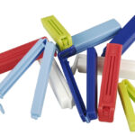 Gekleurde assortiment sluitclips