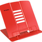 Metalen leesstandaard XL, rood