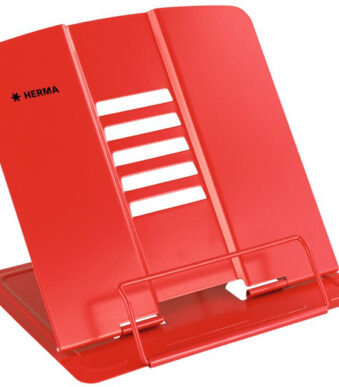 Metalen leesstandaard XL, rood