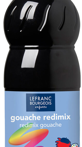 Lefranc & Bourgeois Gouacheverf 1000 ml, zwart