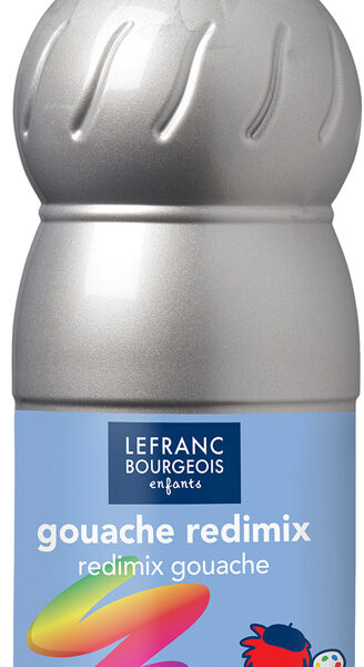 Lefranc Bourgeois Gouacheverf 1000 ml, zilver