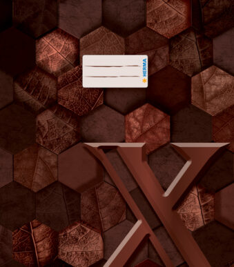 Herma Beschermhoesje voor schriften, karton, bruin, A4-formaat