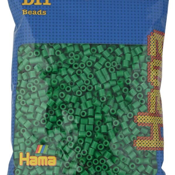 Hama strijkkralen midi, groen, 3.000 stuks