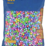 Hama strijkkralen midi 'pastelmix', in een zakje.