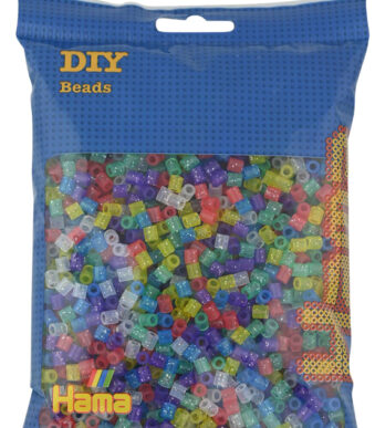 Glittermix kralenavond-/strijkkralen, 3.000 stuks