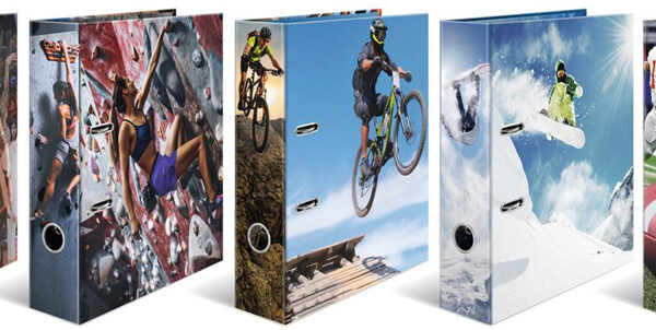 HERMA assortiment motiefordner 'Sport', A4, rugbreedte: 70 mm