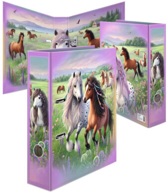 HERMA motiefordner 'Paardenwereld', DIN A4, rugbreedte: 70 mm