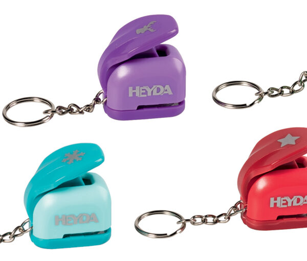 Heyda Decoratieve Perforator Mini Hangers 'Kerst', Displayverpakking