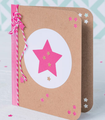 Vouwstans met vierkantige vormpjes