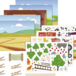 Kraskaarten Set 'Boerderij'