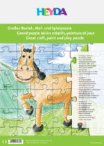 Wit blanco puzzel, 12 stukken, 35 x 50 cm.