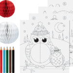 3D Kleur-set 'Winterdieren', 15-delig