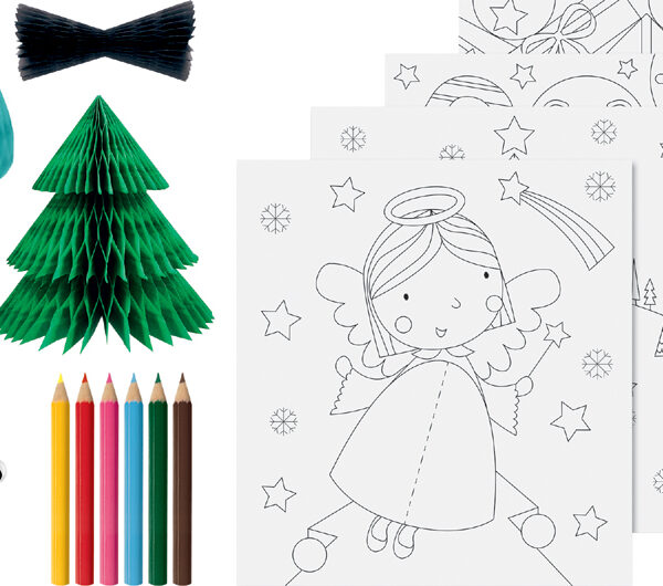 3D Kleurset Kerst, 15-delig