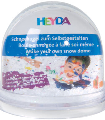 Sneeuwbol om zelf te versieren