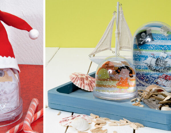 Sneeuwbol om zelf te versieren