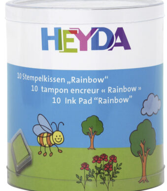 Regenboog stempeldoosje