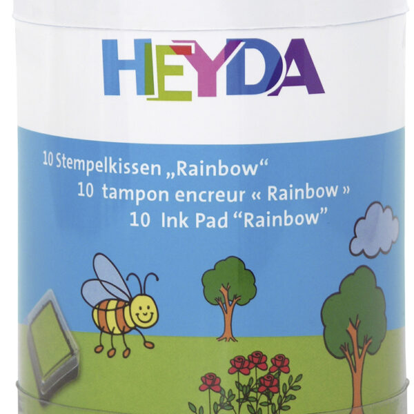 Regenboog stempeldoosje