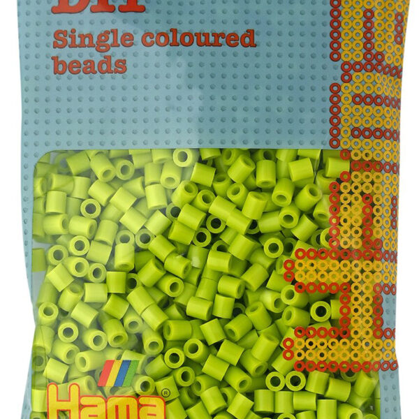 Kraleninstruktie midiformaat, limoengeel, in zak.