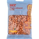 Hama strijkkralen middelgroot, lichtbruin, in zakje