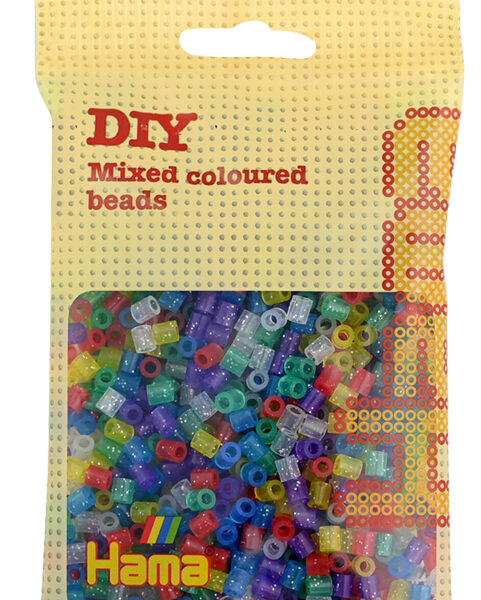 Kralenapplicatie midi 'Glittermix', in een zakje.
