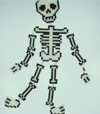 Hama kralenbordenset midi, felgroen, in een zakje.