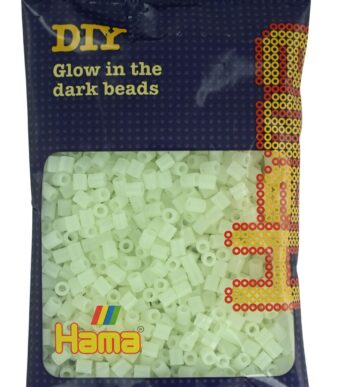 Hama kralenbordenset midi, felgroen, in een zakje.