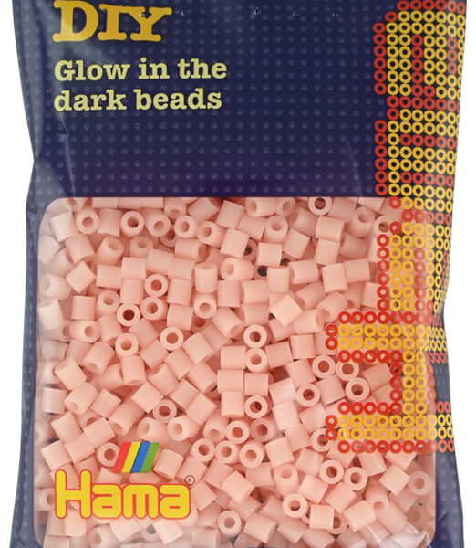 Hama kralelembraco midi, neonrood, in een zakje.