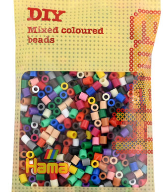 Hama kralenplank midi 'volledig gemengde kleuren', in zak.