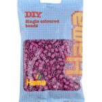 Hama kralenkralen midinavo, pruimkleur, in zak.