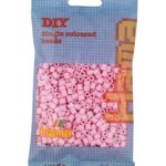 Hama kralen midi, pastelroze, in zakje.