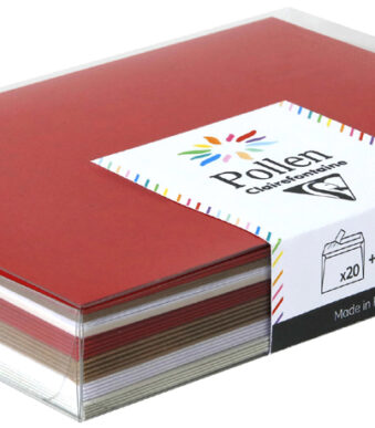 Clairefontaine kerstkaarten set